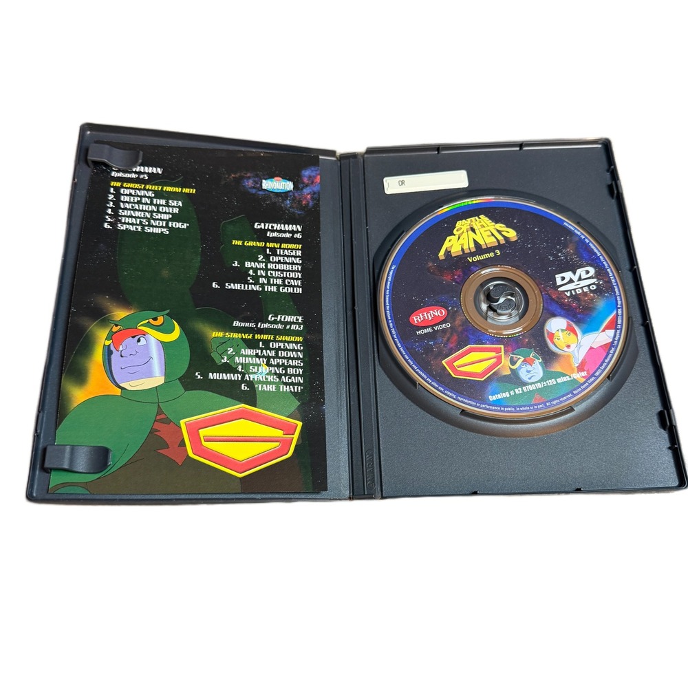 Battle of the Planets Volume 3 DVD Rhino Home Video G-Force Gatchaman 2001 - Picture 3 of 6